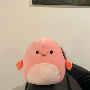8” Eric the Pink Blobfish Squishmallow Brand New With Tags